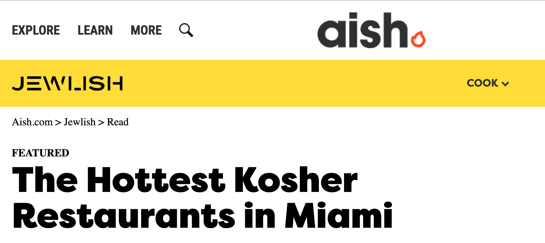 Koosh Restaurants In Miami